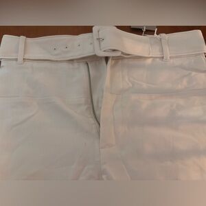 Everlane Cream pants with belt